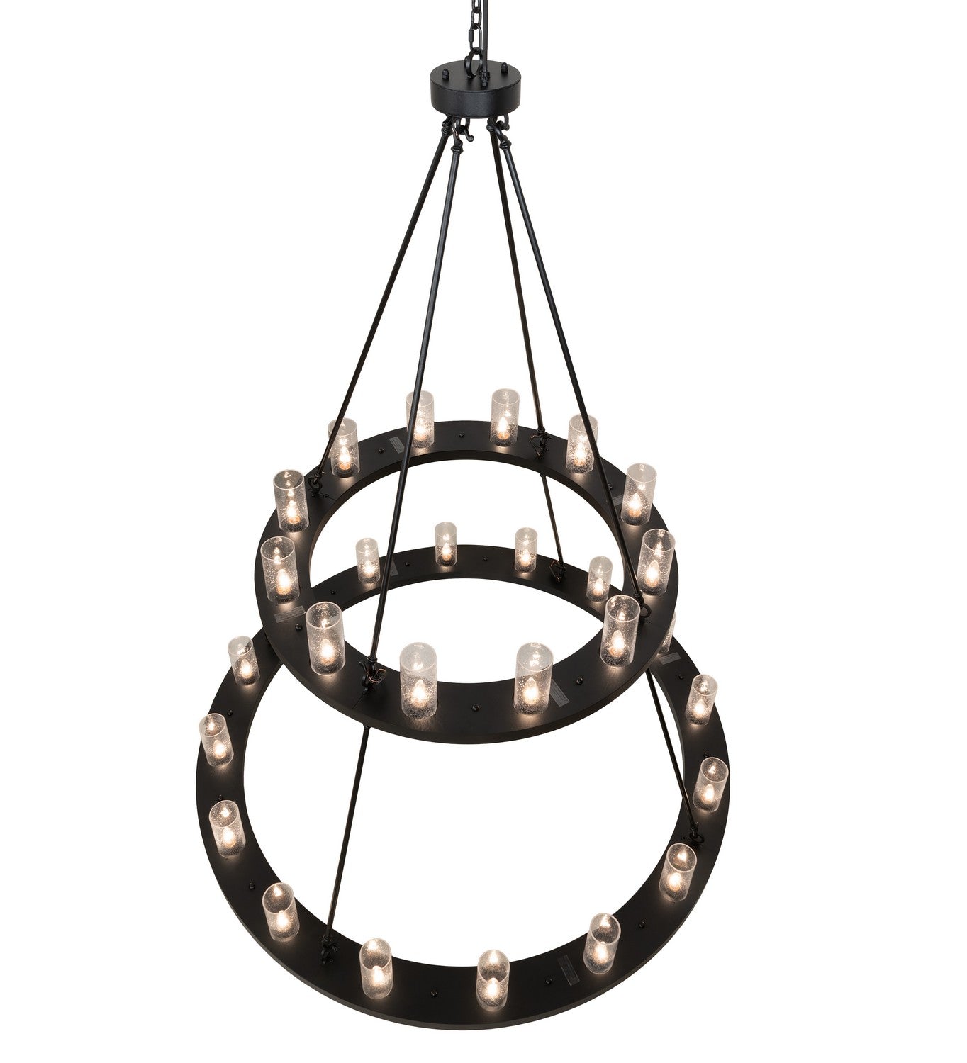 Meyda Tiffany - 256800 - 28 Light Chandelier - Loxley - Textured Black