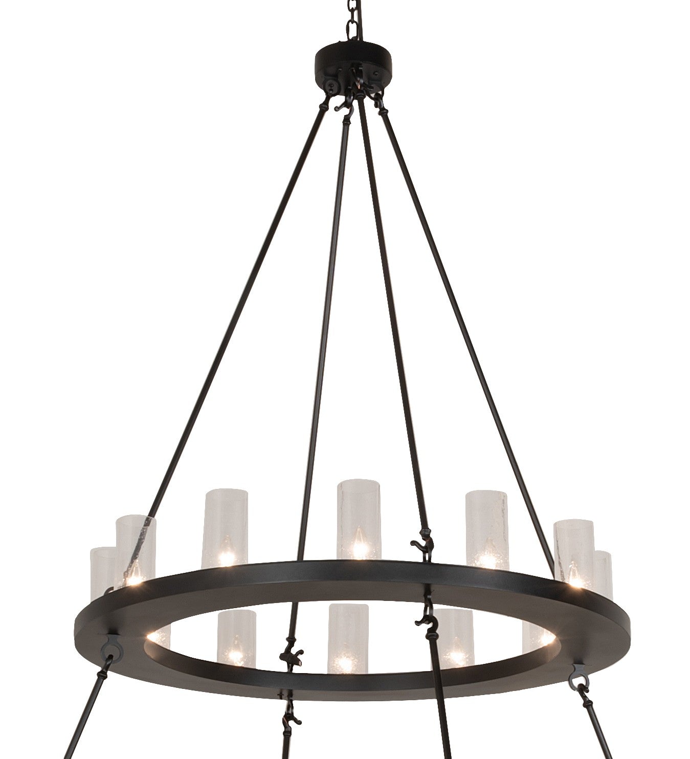 Meyda Tiffany - 256800 - 28 Light Chandelier - Loxley - Textured Black