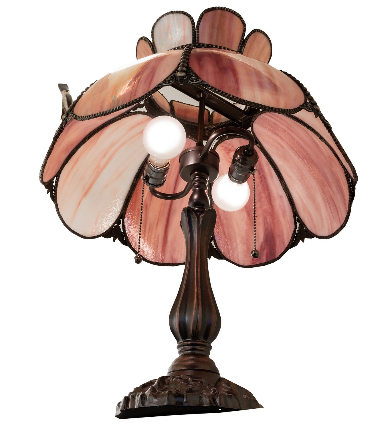 Meyda Tiffany - 259879 - Two Light Table Lamp - Mahogany Bronze