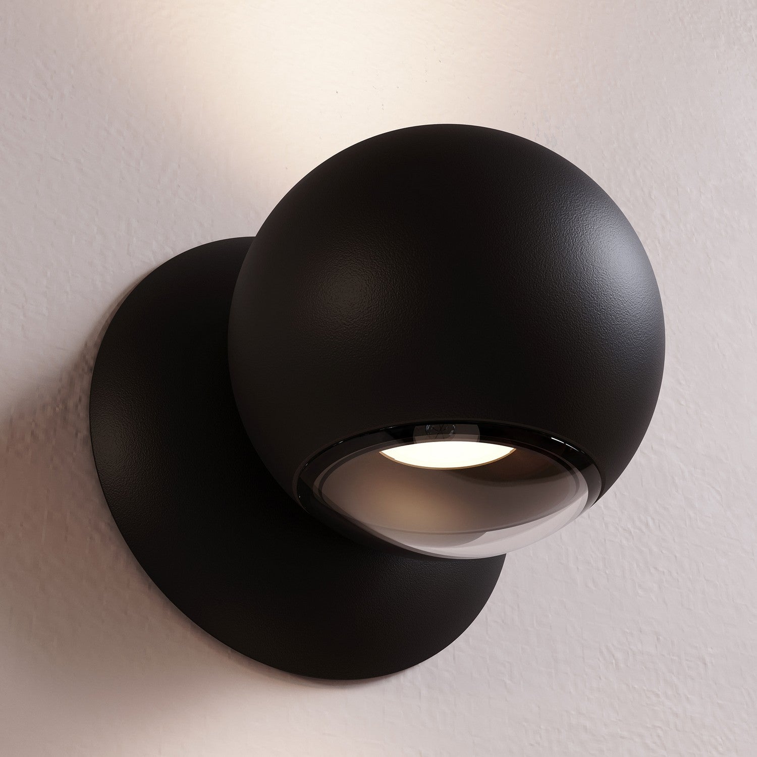 Sonneman - 7502.97 - Wall Sconce - Hemisphere - Textured Black