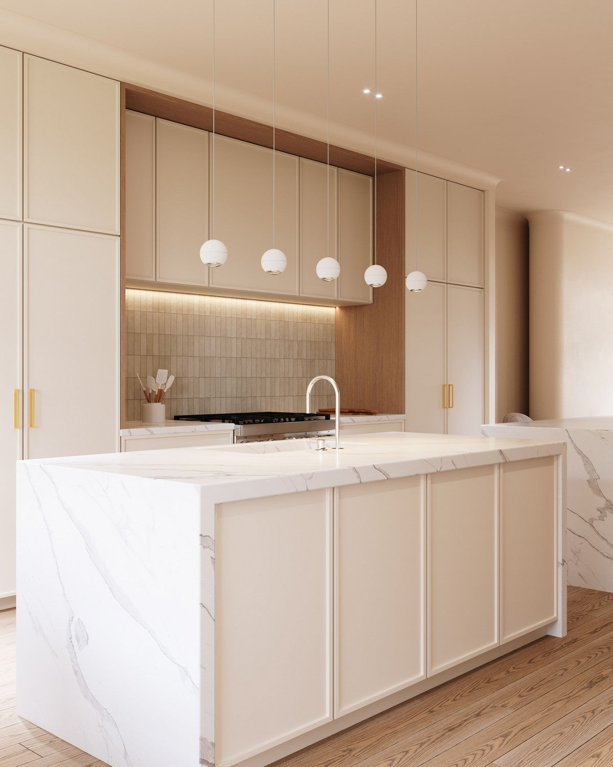 Sonneman - 7505.98 - LED Pendant - Hemisphere - Textured White