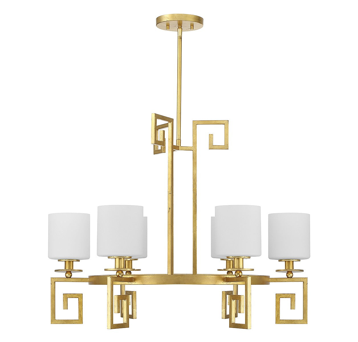 Savoy House - 1-2304-6-260 - Six Light Chandelier - Quatrain - True Gold