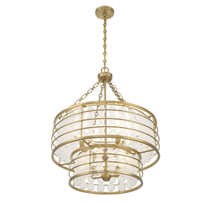 Savoy House - 1-3364-6-322 - Six Light Chandelier - Byron - Warm Brass