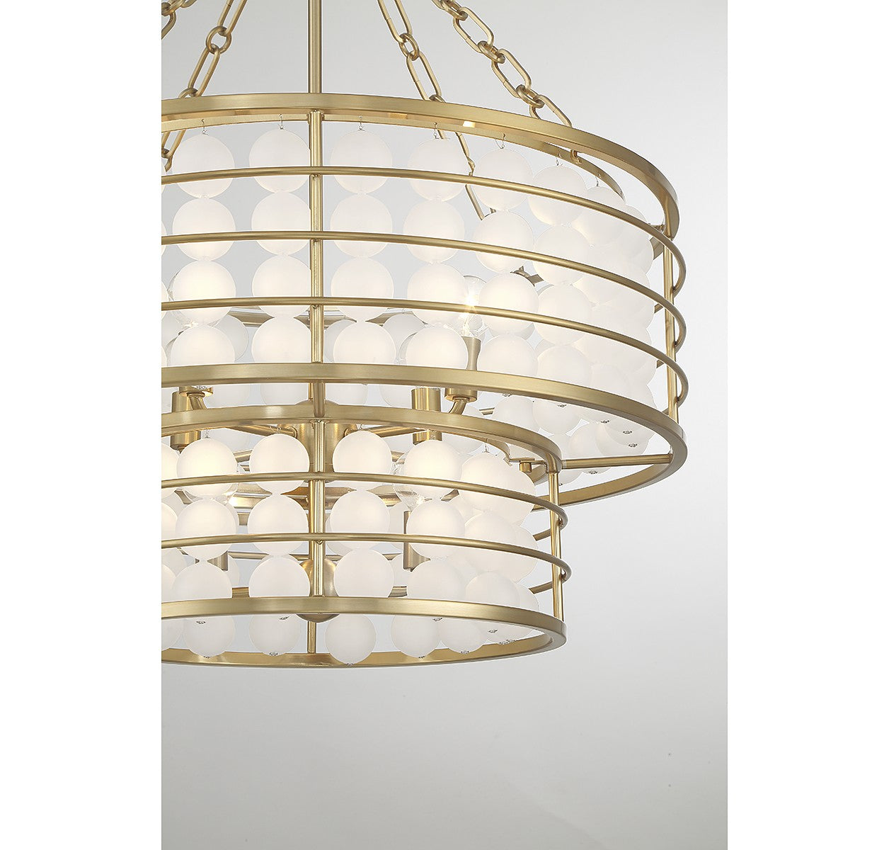 Savoy House - 1-3364-6-322 - Six Light Chandelier - Byron - Warm Brass