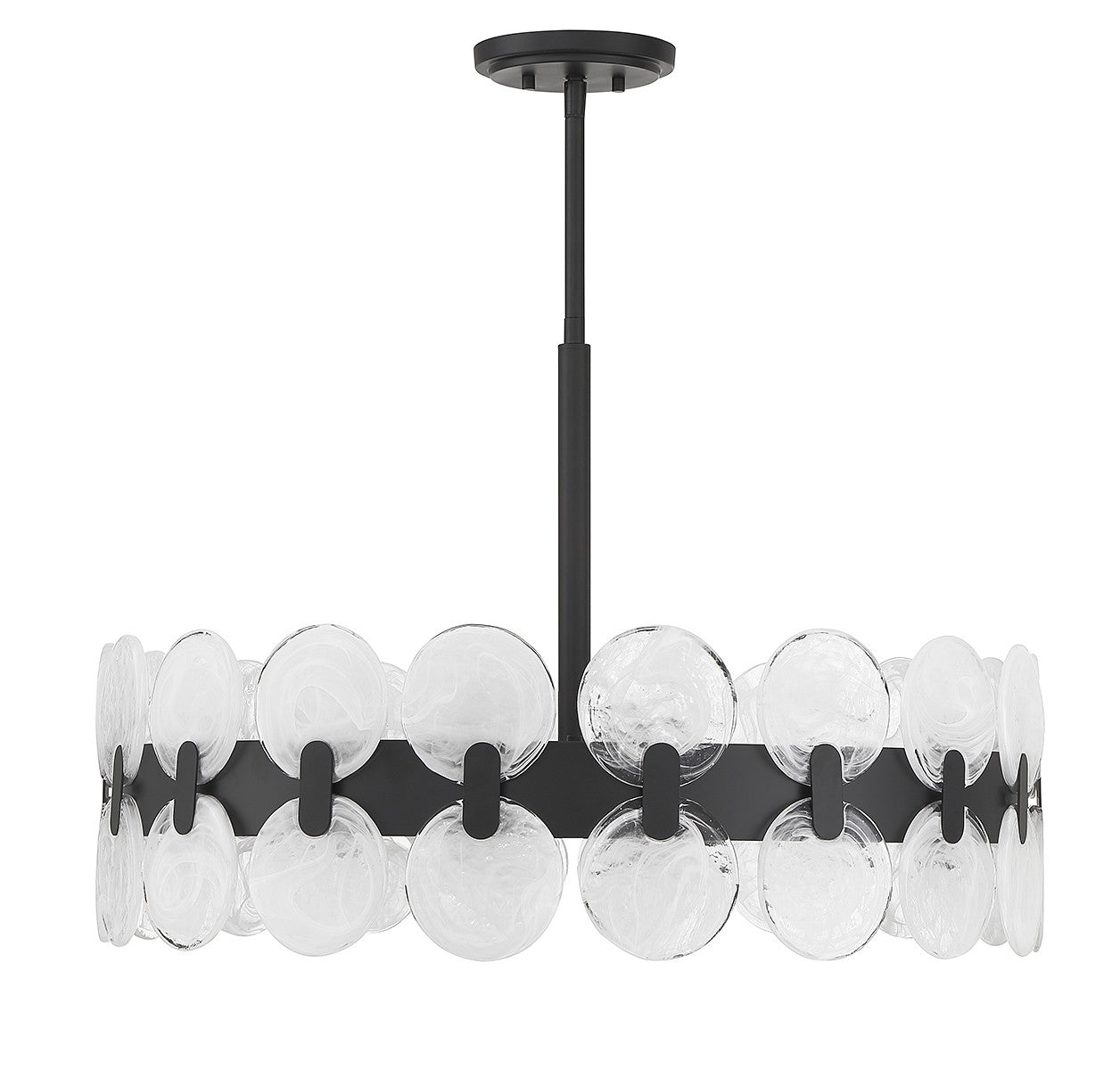 Savoy House - 1-3720-6-89 - Six Light Chandelier - Boca - Matte Black