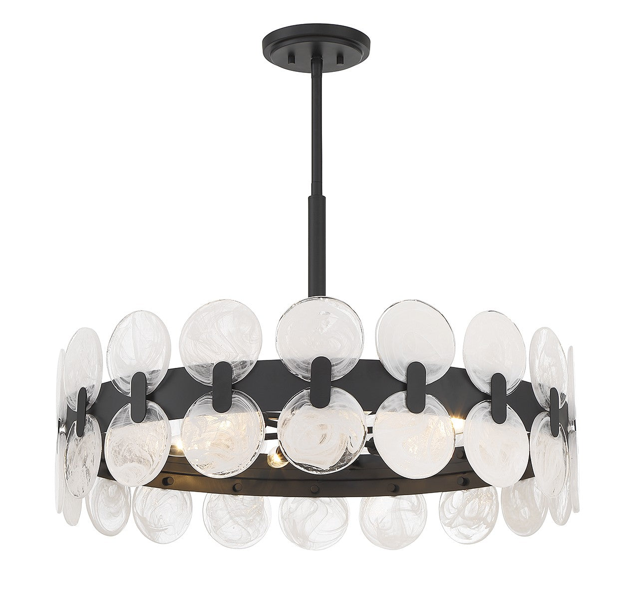 Savoy House - 1-3720-6-89 - Six Light Chandelier - Boca - Matte Black