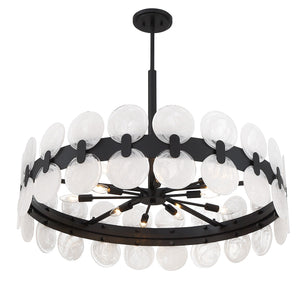 Savoy House - 1-3722-10-89 - Ten Light Chandelier - Boca - Matte Black