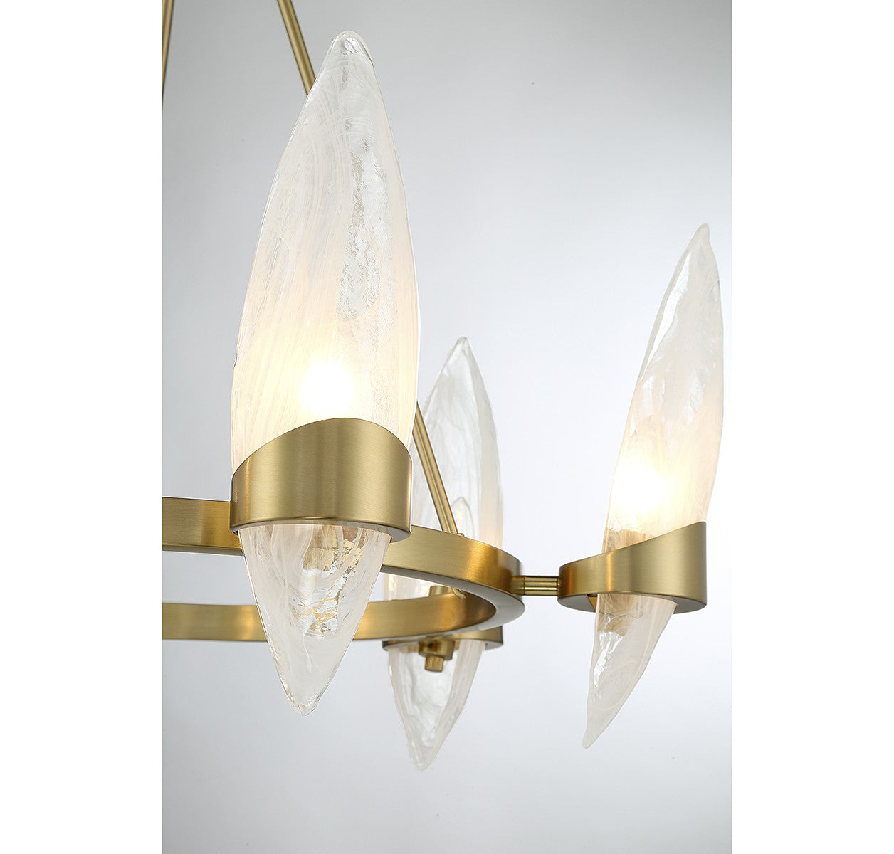 Savoy House - 1-5500-6-322 - Six Light Chandelier - Nouvel - Warm Brass