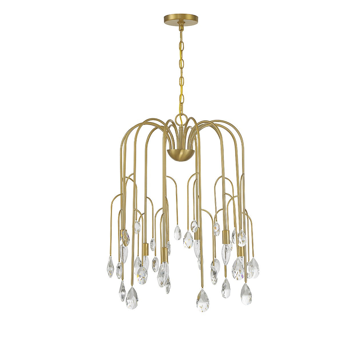 Savoy House - 1-6686-6-127 - Six Light Chandelier - Anholt - Noble Brass