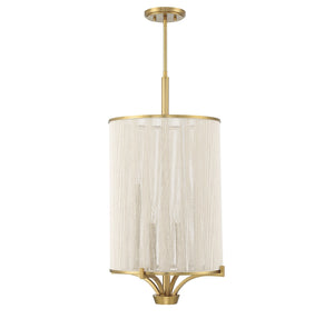 Savoy House - 1-7750-4-322 - Four Light Chandelier - Wynwood - Warm Brass