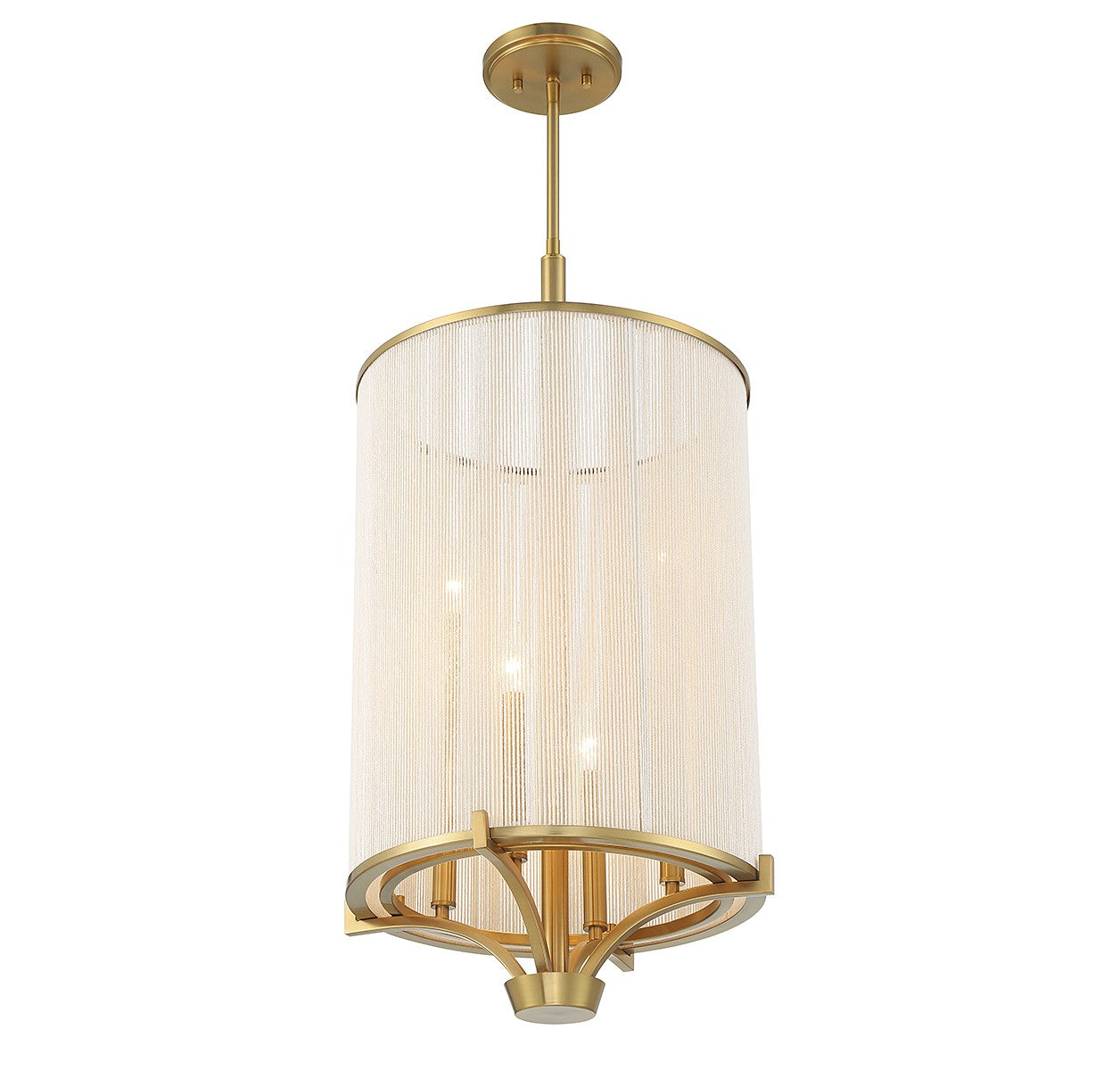 Savoy House - 1-7750-4-322 - Four Light Chandelier - Wynwood - Warm Brass