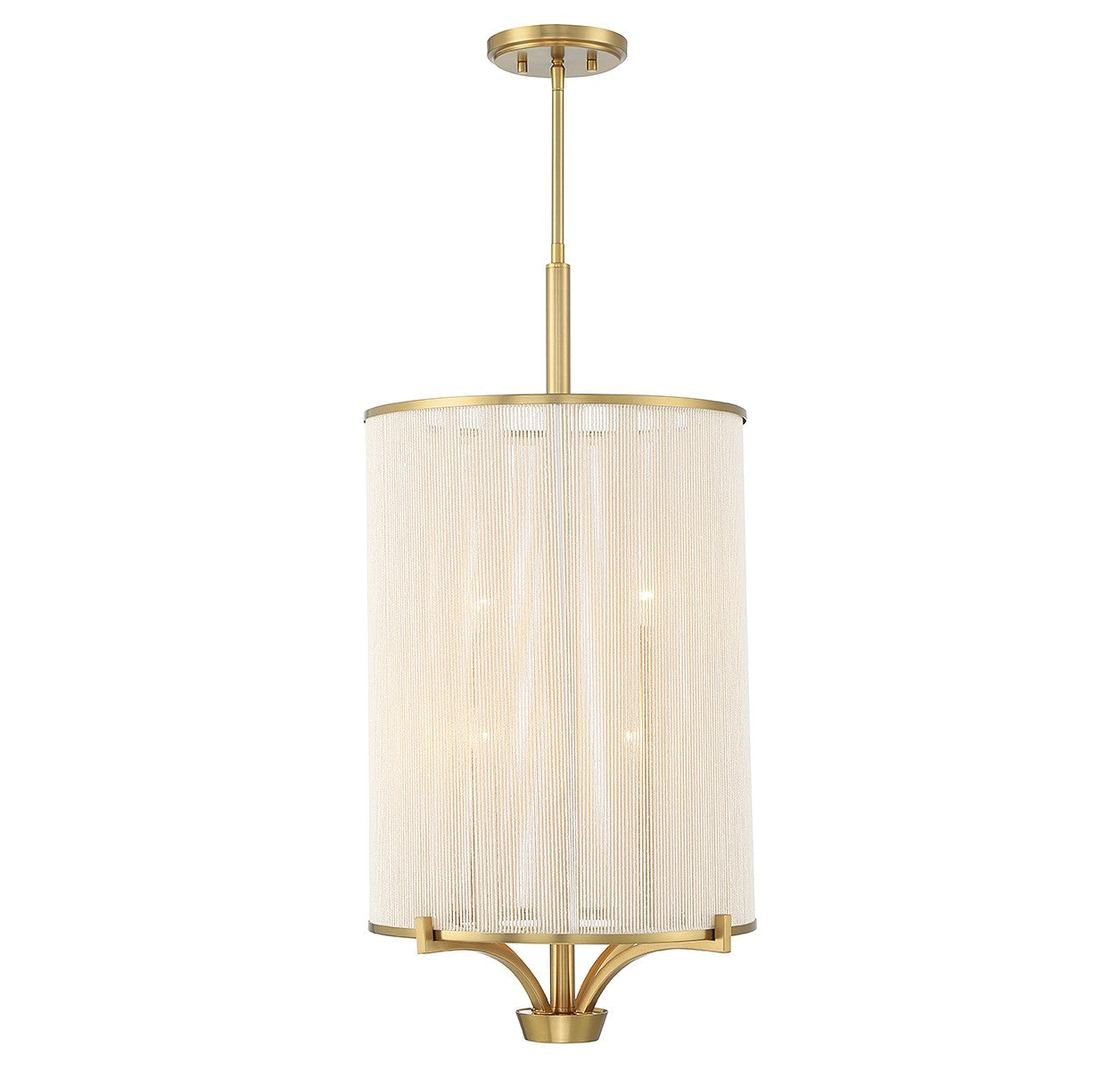 Savoy House - 1-7750-4-322 - Four Light Chandelier - Wynwood - Warm Brass