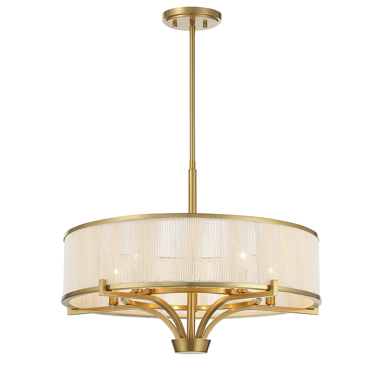 Savoy House - 1-7751-5-322 - Five Light Chandelier - Wynwood - Warm Brass