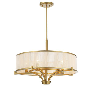 Savoy House - 1-7751-5-322 - Five Light Chandelier - Wynwood - Warm Brass