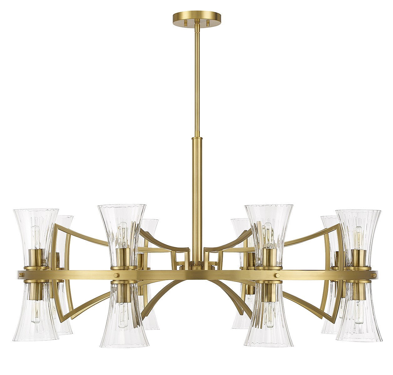 Savoy House - 1-9705-16-322 - 16 Light Chandelier - Bennington - Warm Brass