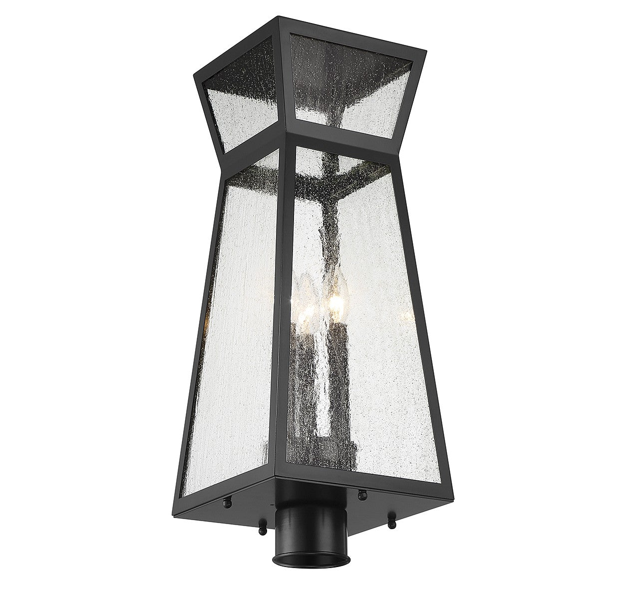 Savoy House - 5-633-BK - Three Light Outdoor Post Lantern - Millford - Matte Black