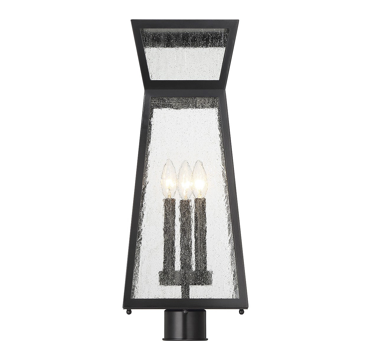 Savoy House - 5-633-BK - Three Light Outdoor Post Lantern - Millford - Matte Black