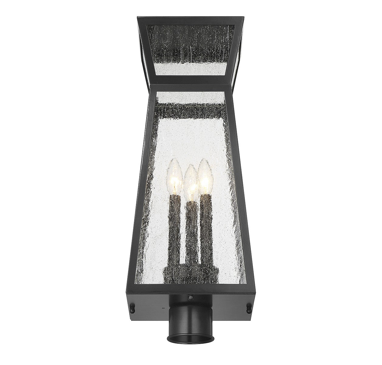 Savoy House - 5-633-BK - Three Light Outdoor Post Lantern - Millford - Matte Black