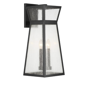 Savoy House - 5-636-BK - Three Light Outdoor Wall Lantern - Millford - Matte Black