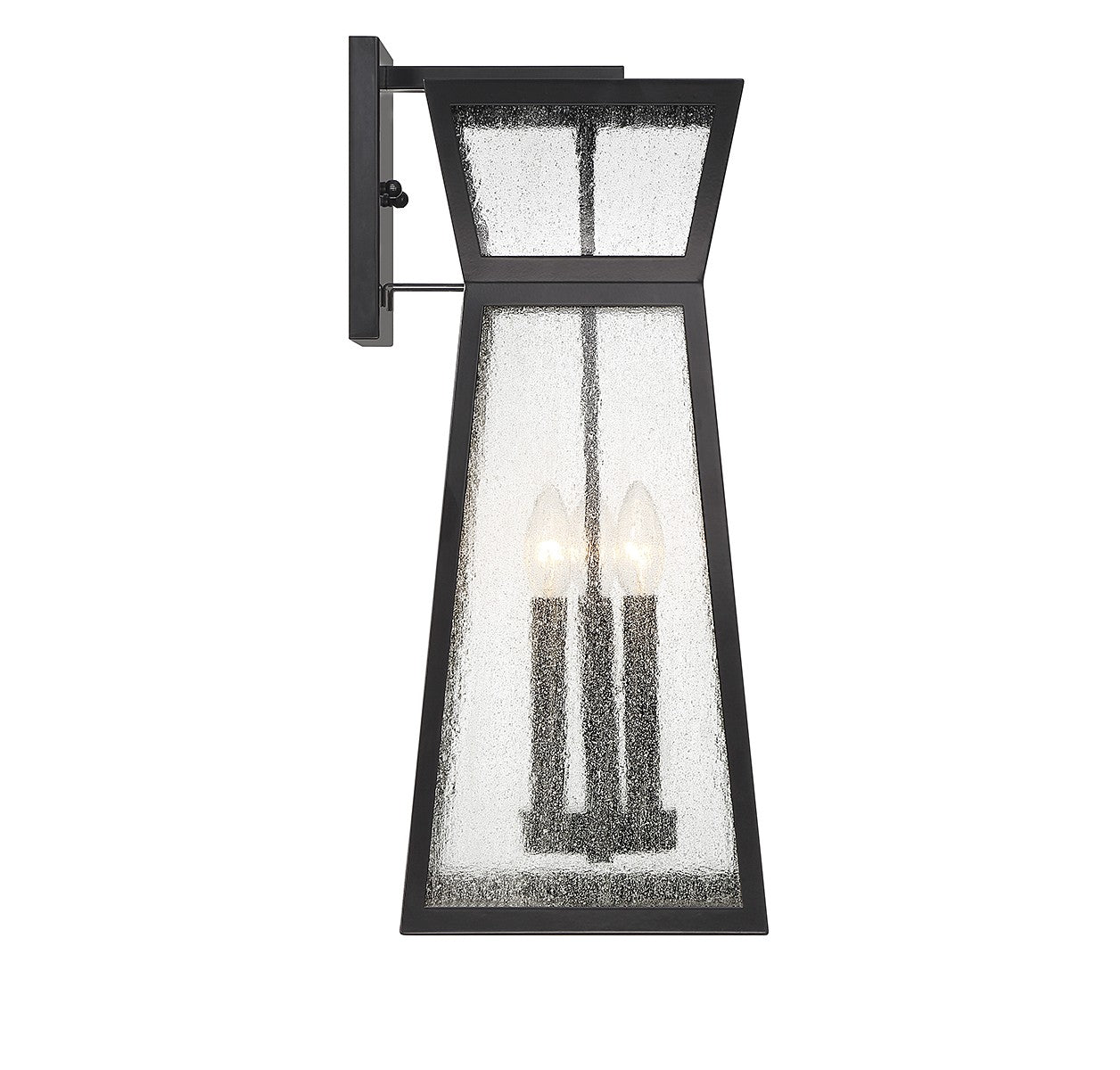 Savoy House - 5-636-BK - Three Light Outdoor Wall Lantern - Millford - Matte Black