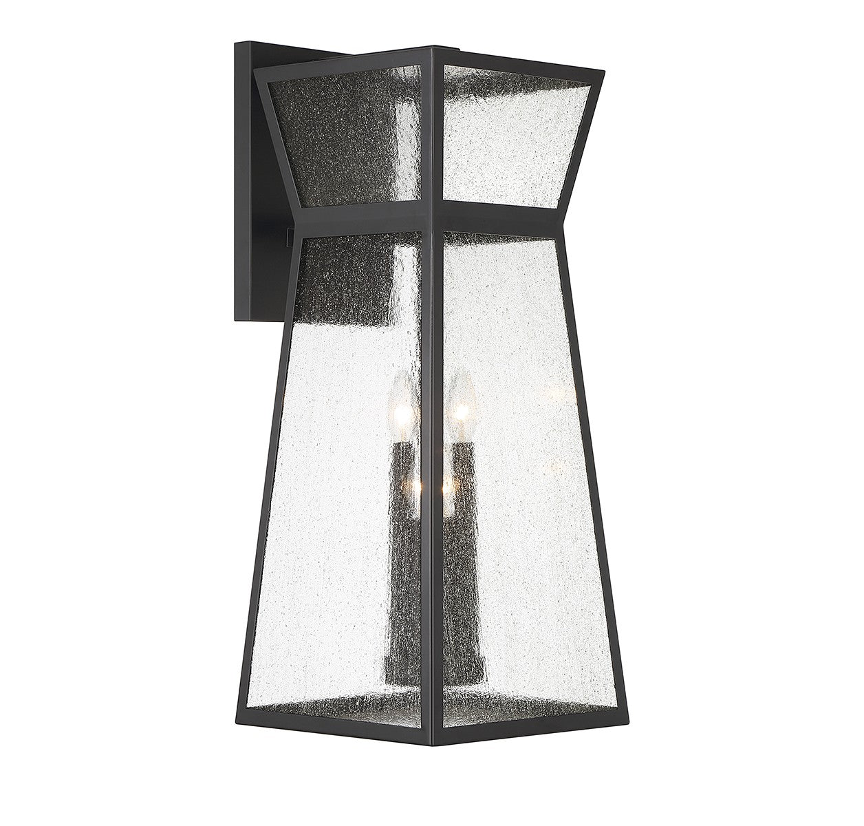 Savoy House - 5-637-BK - Four Light Outdoor Wall Lantern - Millford - Matte Black