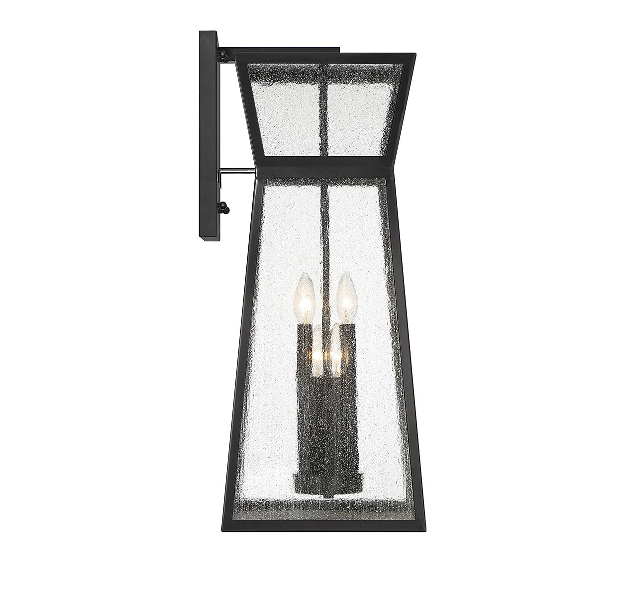 Savoy House - 5-637-BK - Four Light Outdoor Wall Lantern - Millford - Matte Black