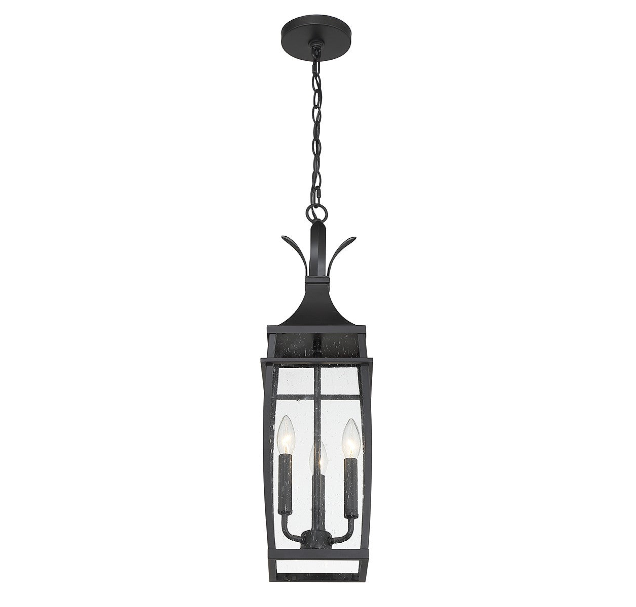 Savoy House - 5-763-BK - Three Light Outdoor Hanging Lantern - Montpelier - Matte Black