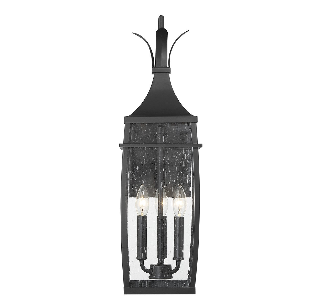 Savoy House - 5-765-BK - Three Light Outdoor Wall Lantern - Montpelier - Matte Black