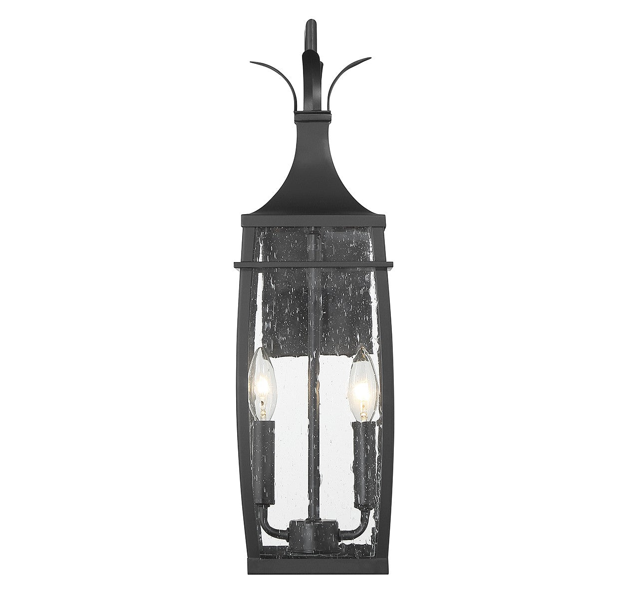 Savoy House - 5-766-BK - Two Light Outdoor Wall Lantern - Montpelier - Matte Black