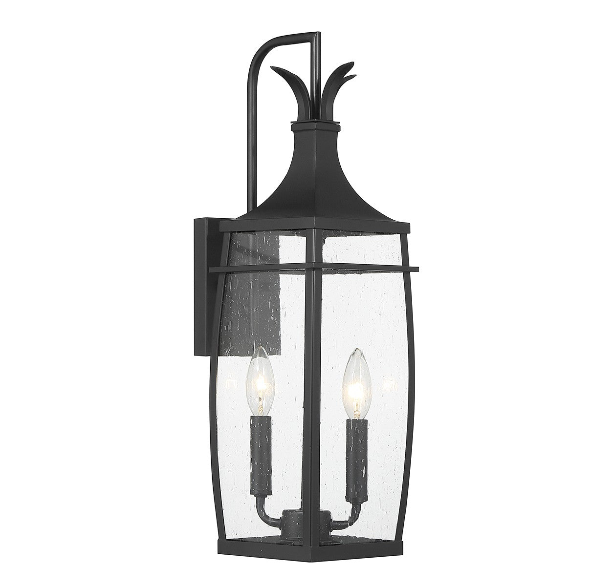 Savoy House - 5-766-BK - Two Light Outdoor Wall Lantern - Montpelier - Matte Black