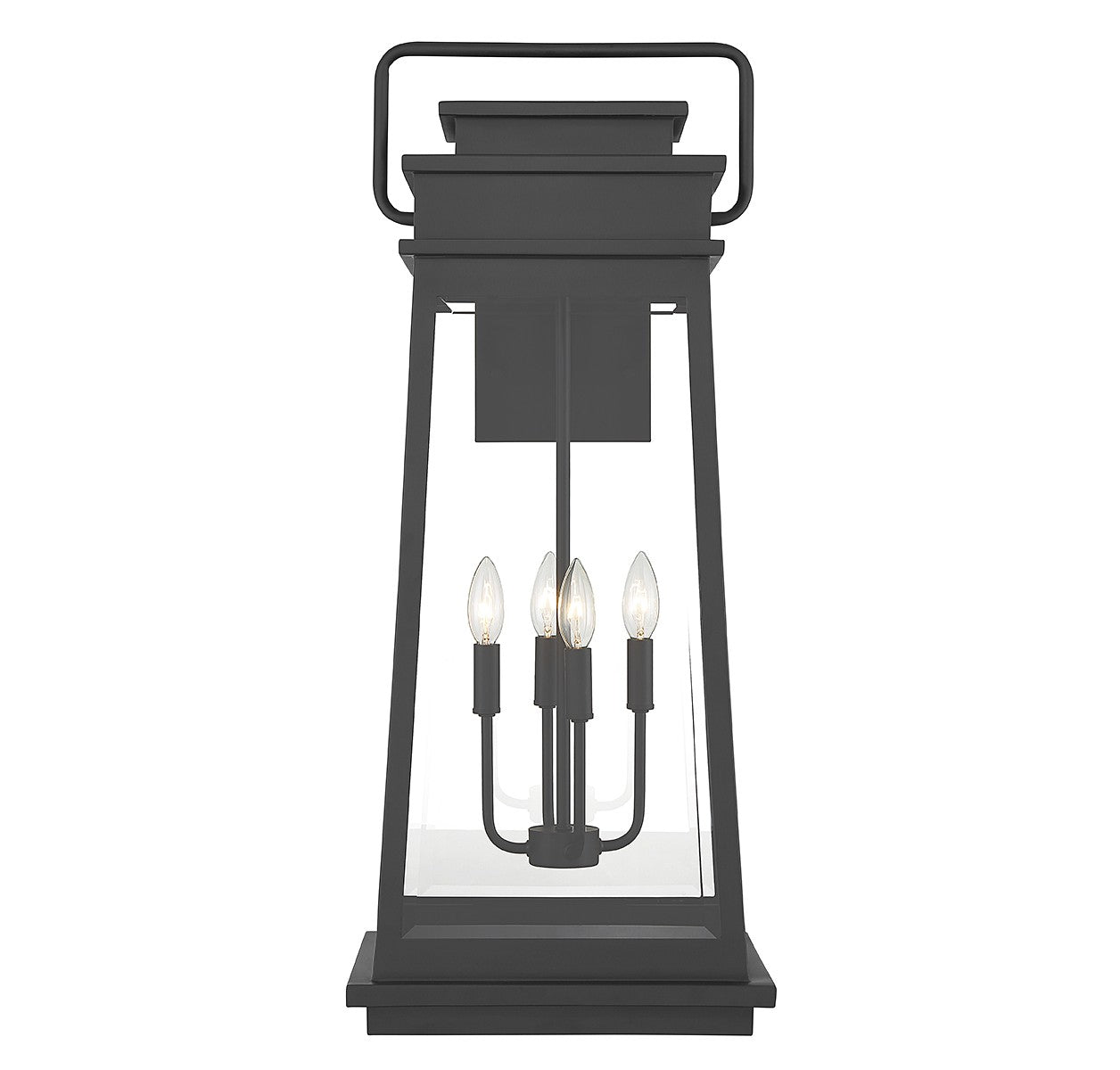 Savoy House - 5-815-BK - Four Light Outdoor Wall Lantern - Boone - Matte Black