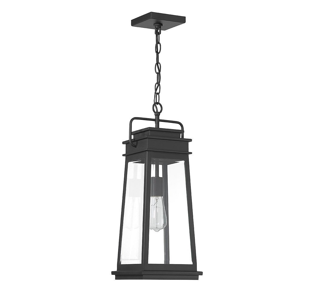 Savoy House - 5-816-BK - One Light Outdoor Hanging Lantern - Boone - Matte Black