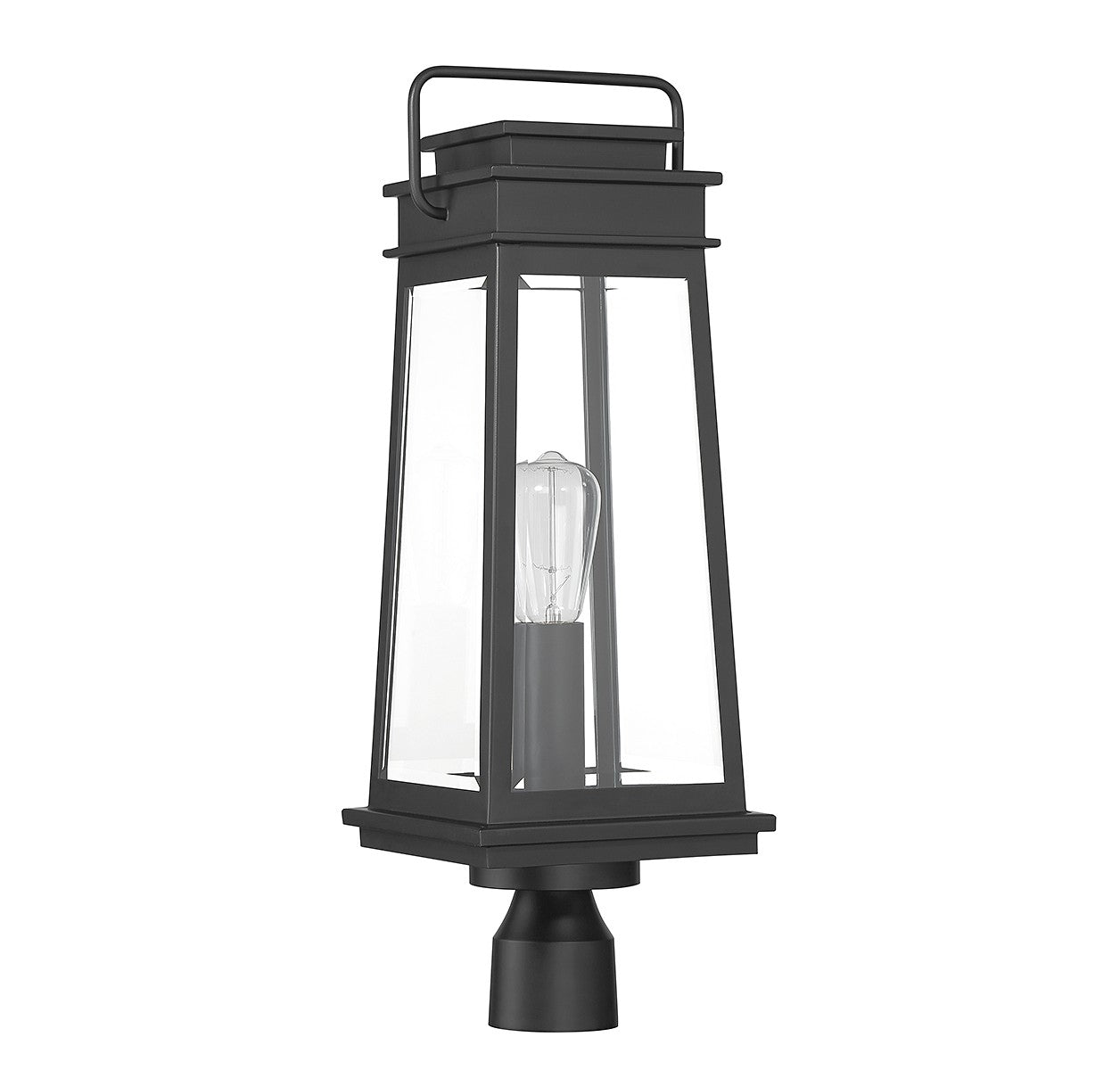 Savoy House - 5-817-BK - One Light Outdoor Post Lantern - Boone - Matte Black