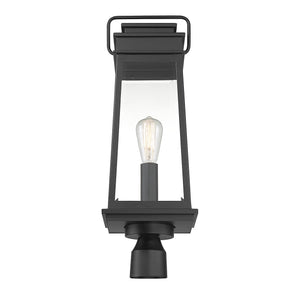 Savoy House - 5-817-BK - One Light Outdoor Post Lantern - Boone - Matte Black