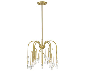 Savoy House - 6-6684-4-127 - Four Light Convertible Semi-Flush or Pendant - Anholt - Noble Brass