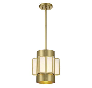 Savoy House - 7-3168-3-322 - Three Light Pendant - Gideon - Warm Brass