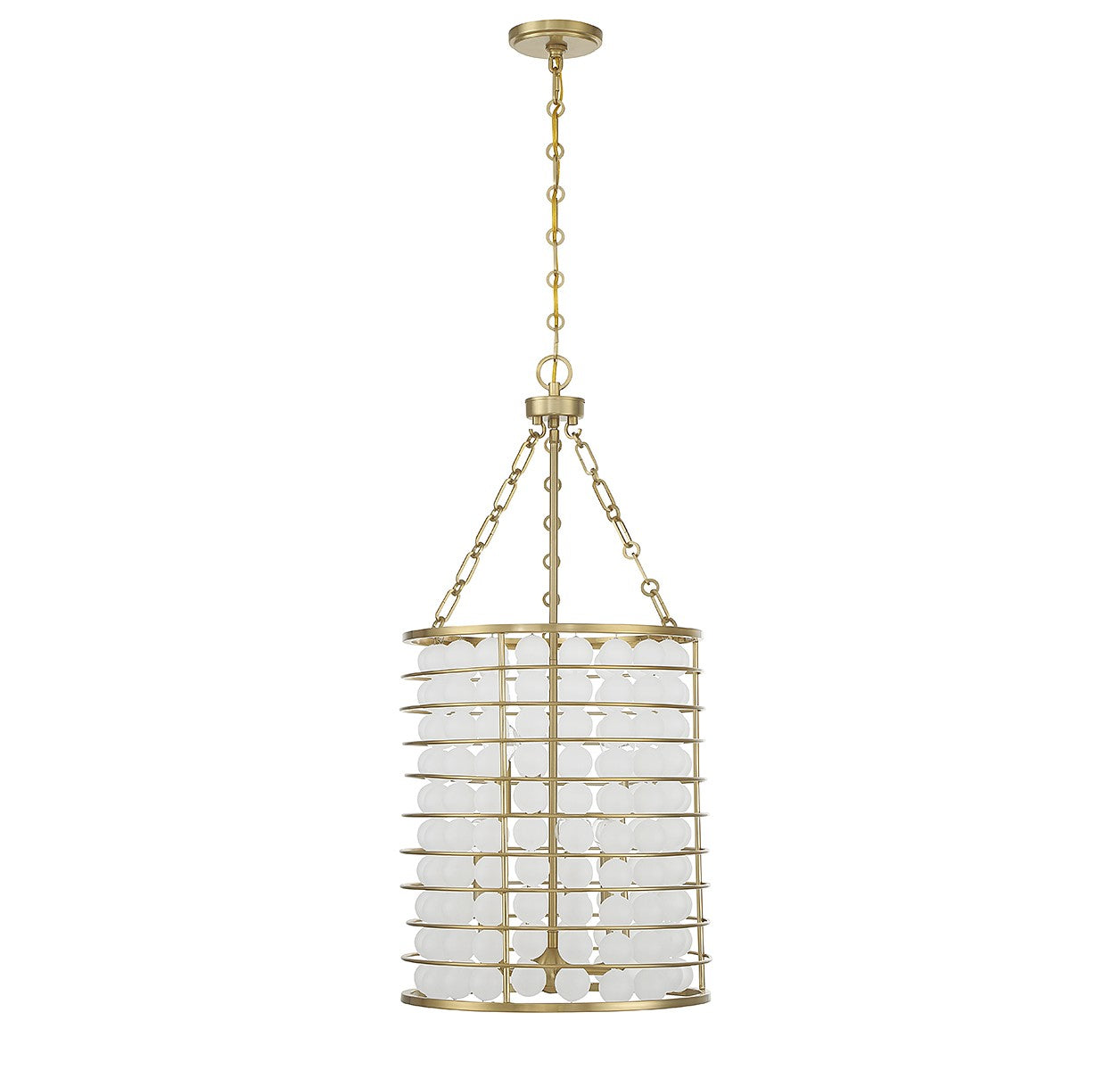 Savoy House - 7-3362-6-322 - Six Light Pendant - Byron - Warm Brass