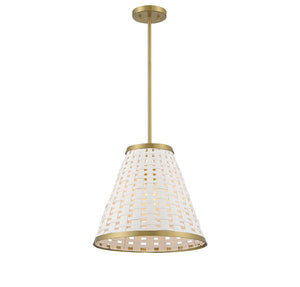 Savoy House - 7-3398-1-322 - One Light Pendant - Aster - Warm Brass