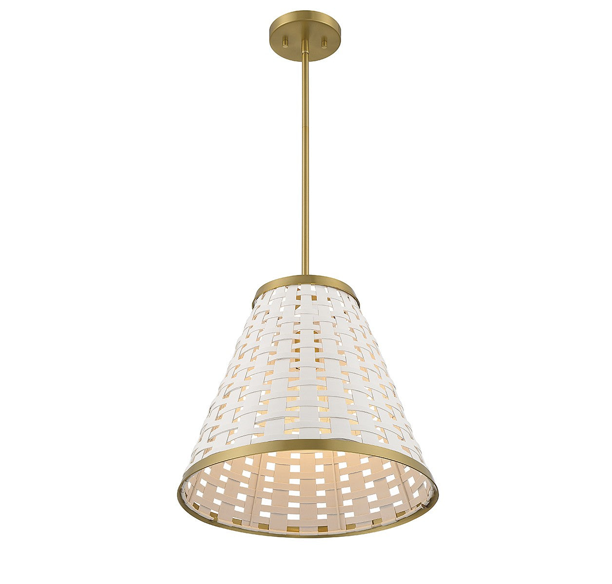 Savoy House - 7-3398-1-322 - One Light Pendant - Aster - Warm Brass