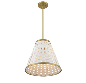 Savoy House - 7-3398-1-322 - One Light Pendant - Aster - Warm Brass