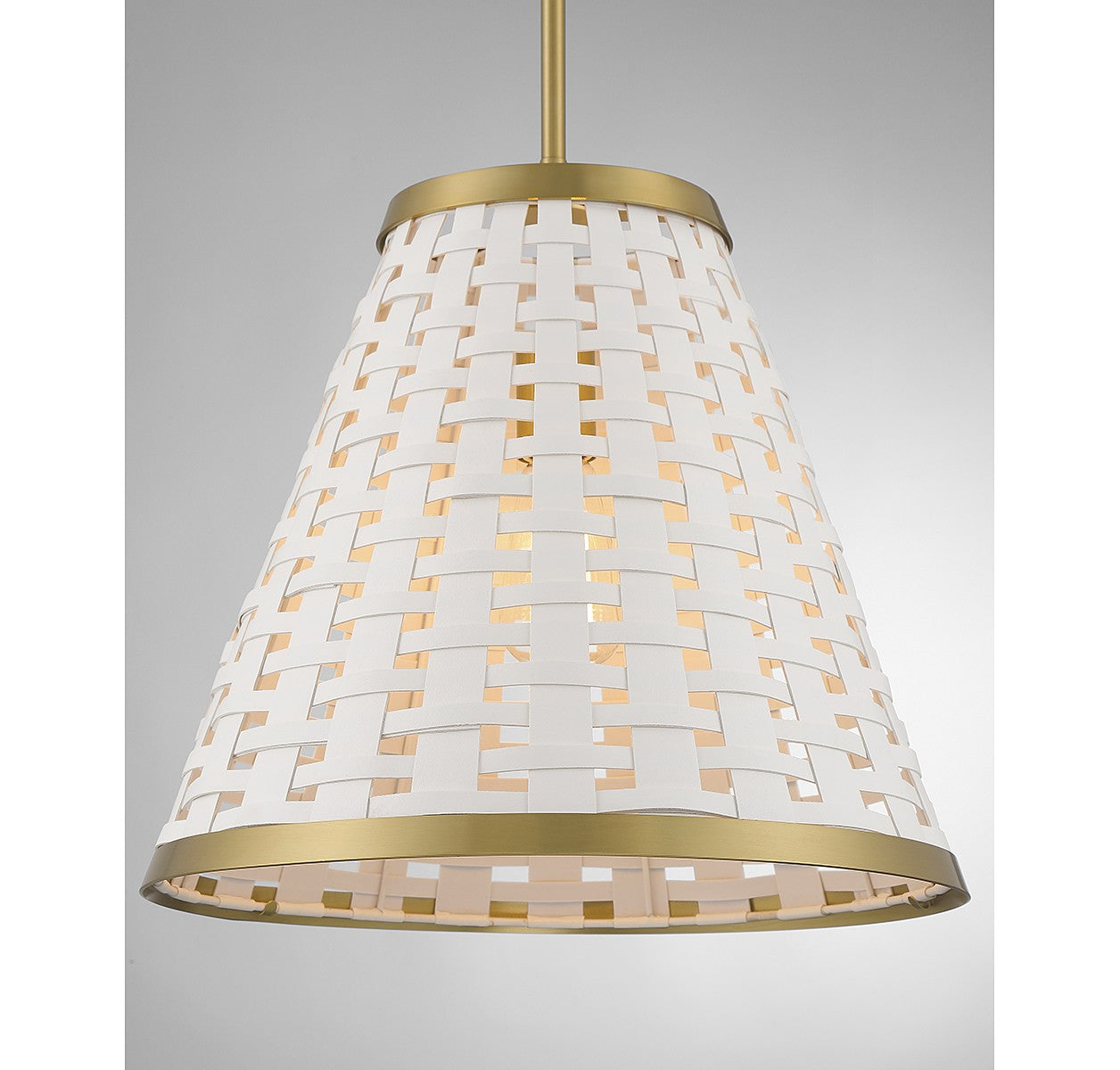 Savoy House - 7-3398-1-322 - One Light Pendant - Aster - Warm Brass