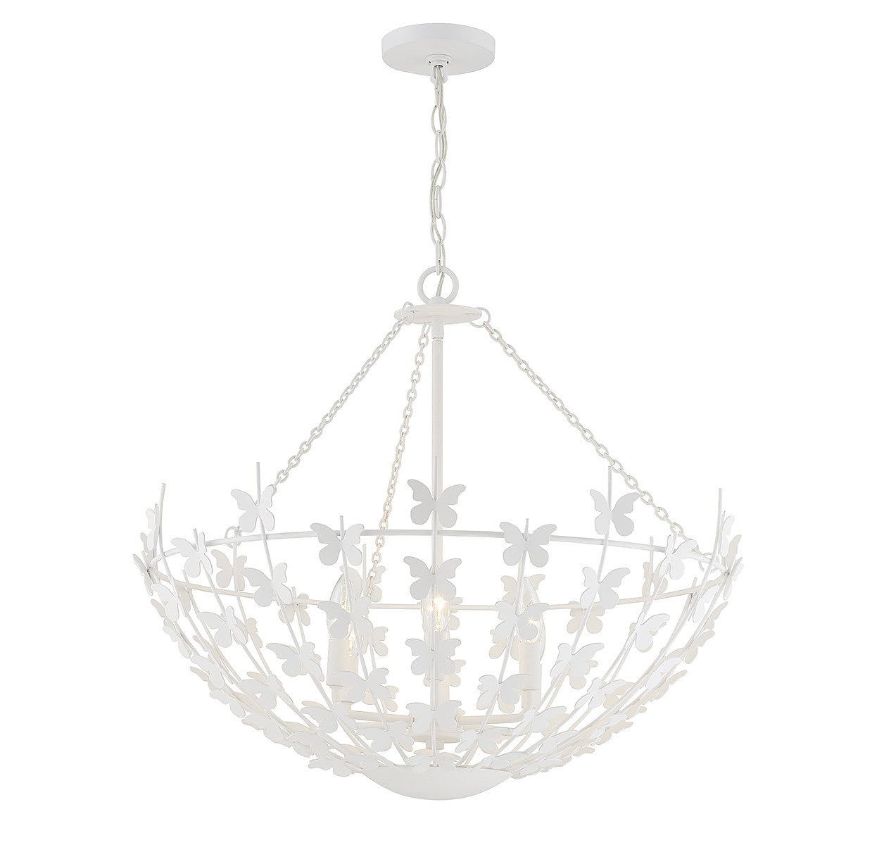 Savoy House - 7-4199-6-83 - Six Light Pendant - Birch - Bisque White