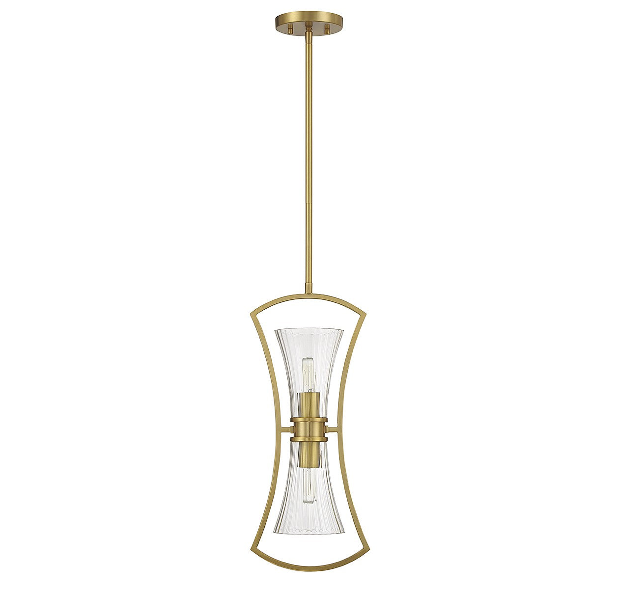 Savoy House - 7-9703-2-322 - Two Light Pendant - Bennington - Warm Brass