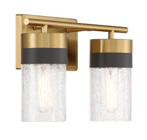 Savoy House - 8-3600-2-322 - Two Light Bathroom Vanity - Brickell - Warm Brass