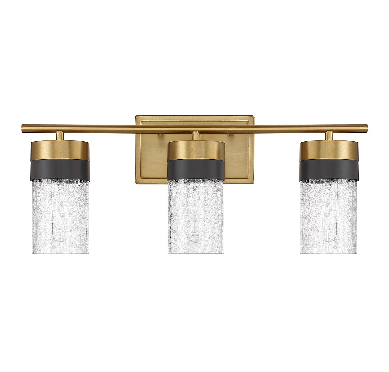 Savoy House - 8-3600-3-322 - Three Light Bathroom Vanity - Brickell - Warm Brass