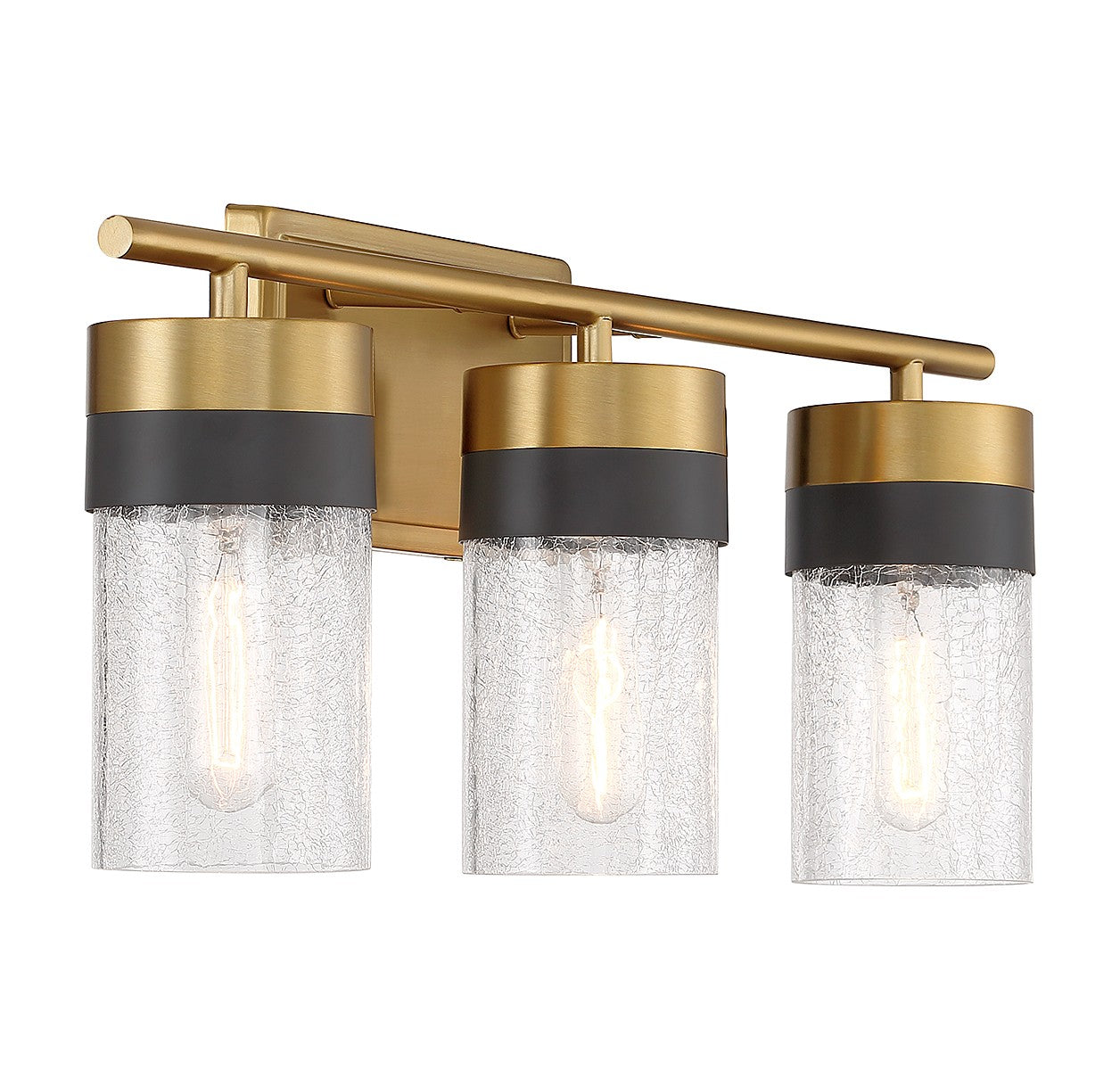 Savoy House - 8-3600-3-322 - Three Light Bathroom Vanity - Brickell - Warm Brass