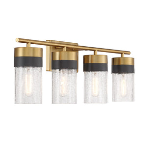 Savoy House - 8-3600-4-322 - Four Light Bathroom Vanity - Brickell - Warm Brass