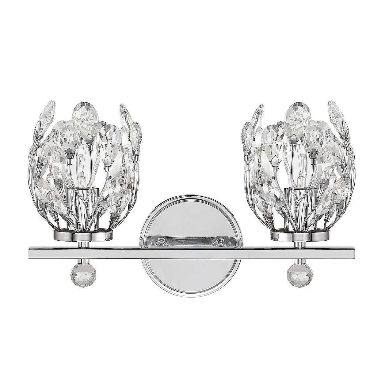 Savoy House - 8-6601-2-11 - Two Light Bathroom Vanity - Moreno - Chrome