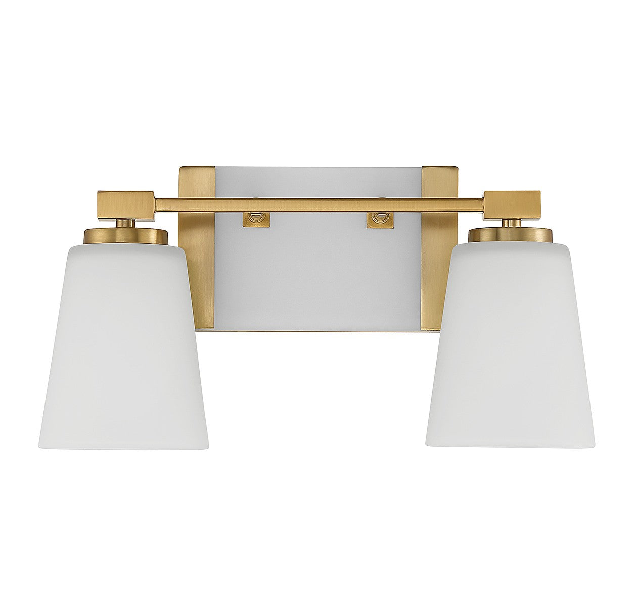 Savoy House - 8-6901-2-322 - Two Light Bathroom Vanity - Darby - Warm Brass