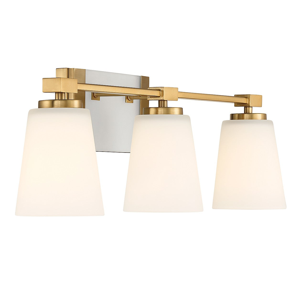 Savoy House - 8-6901-3-322 - Three Light Bathroom Vanity - Darby - Warm Brass